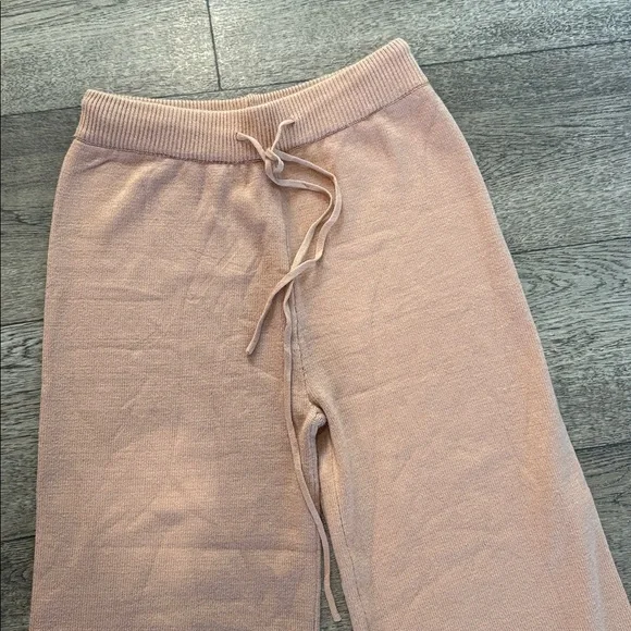 Women's Tan Knit Sweater and Pants Set - Picture 3 of 10